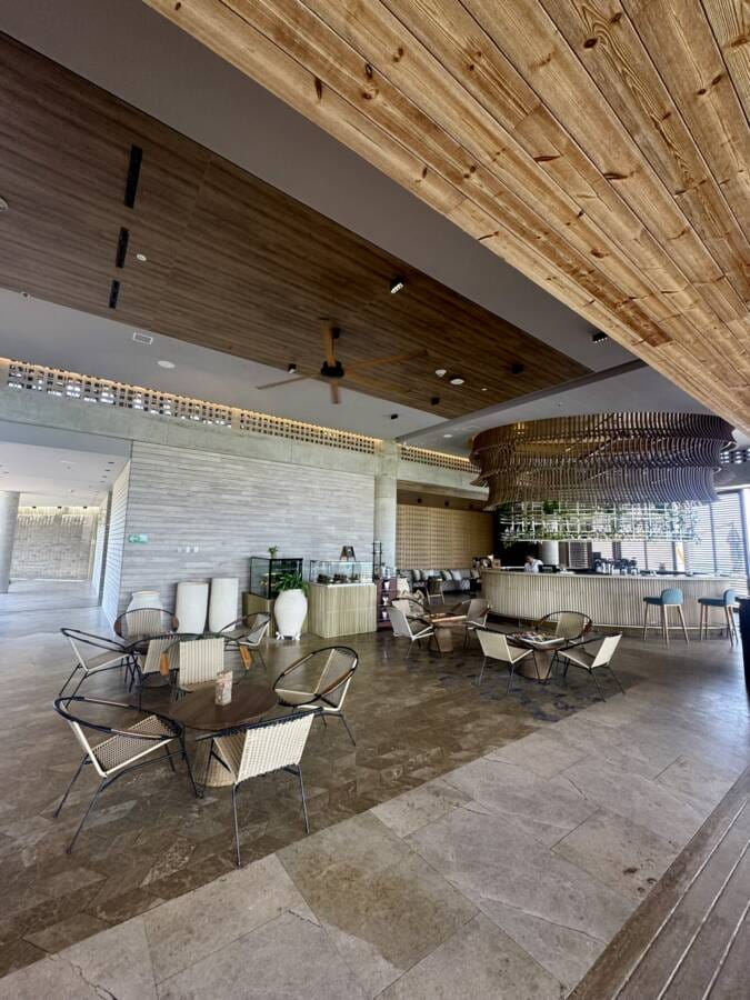 lobby do hotel de luxo em cartagena