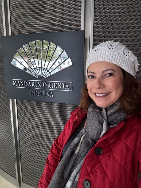 Renata Araújo visita o Madarin Oriental