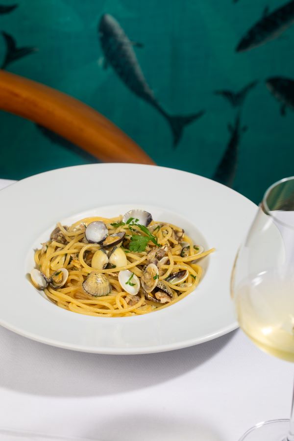 Spaghetti alle Vongole do Satyricon, restaurante de peixes e frutos do mar em Ipanema