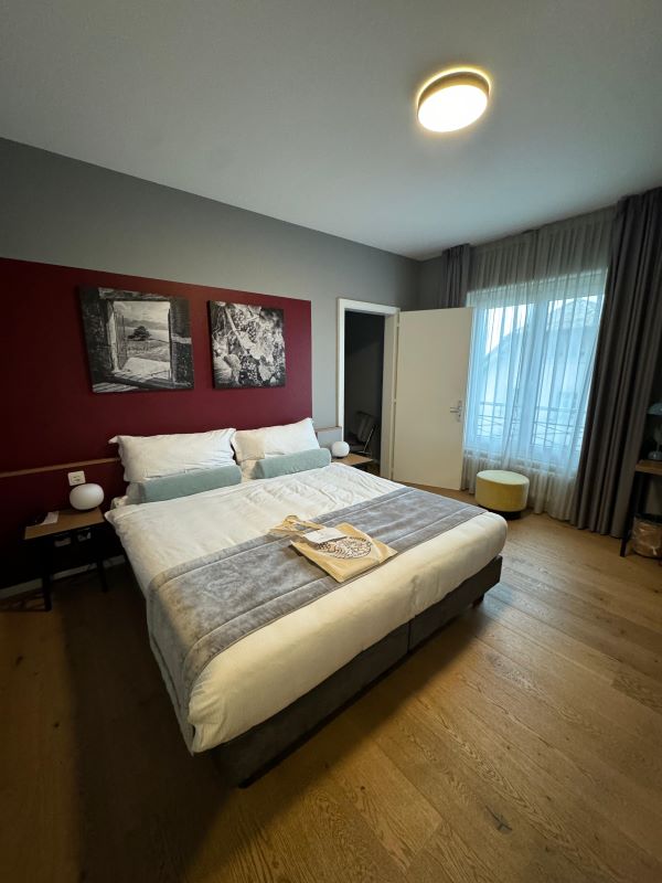 Quarto do hotel em Veyvey, Suíça