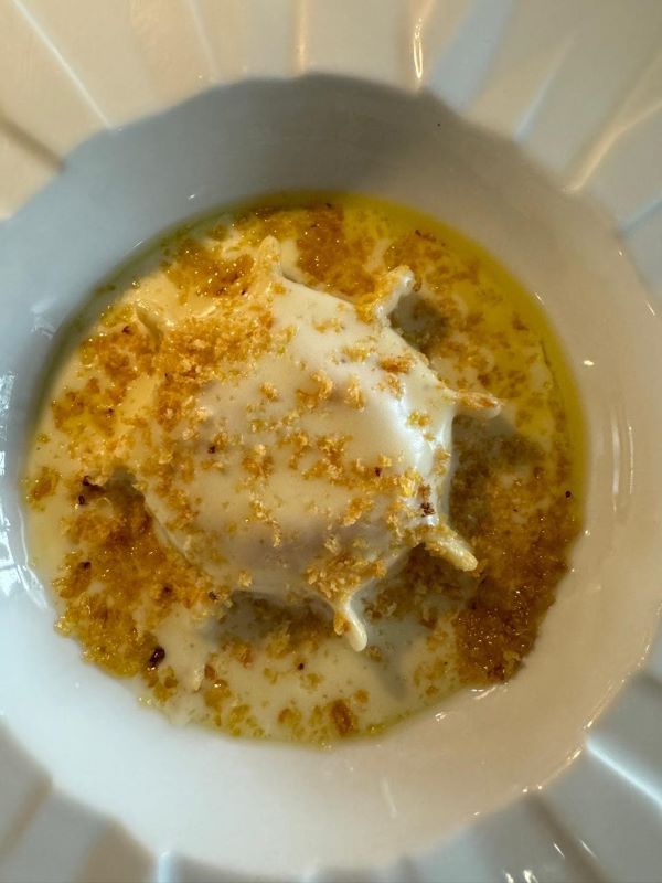 ravioli do novo restaurante italiano nos jardins