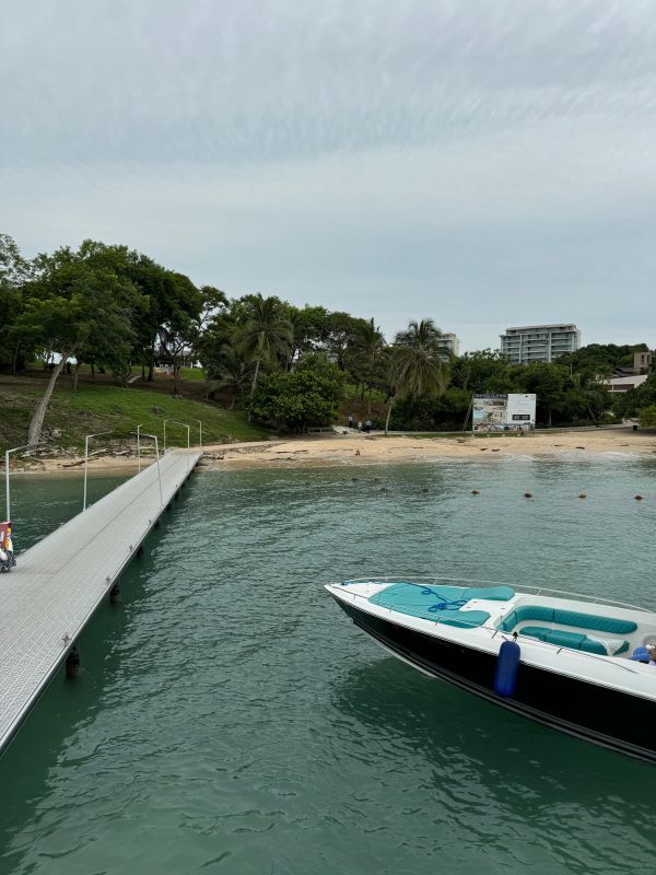 Entrada do melhor hotel da Isla Barú