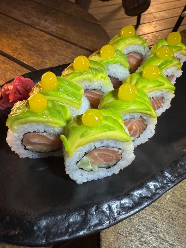 Culinária japonesa do no restaurante Humo do Sofitel Casablanca Barú
