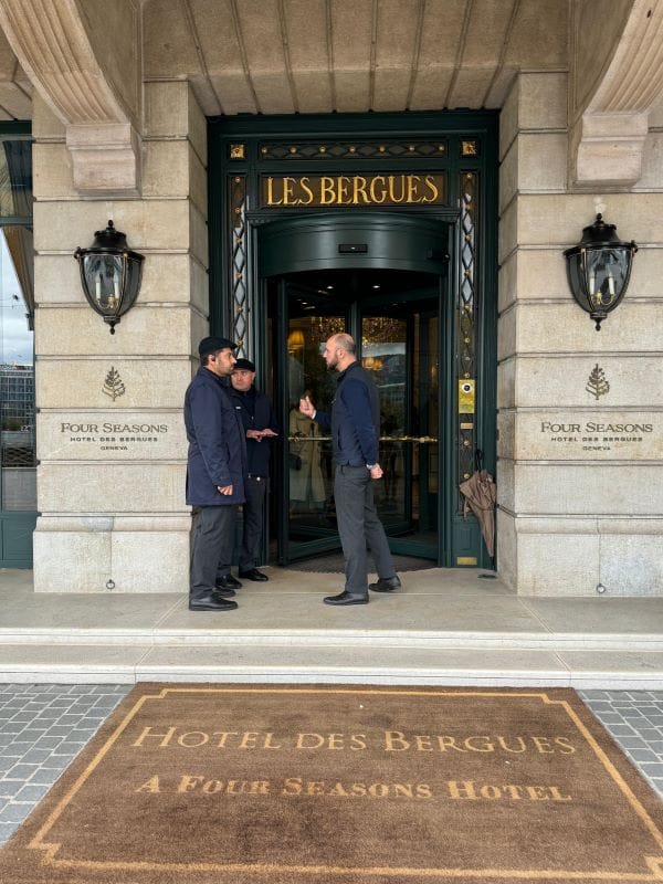 Entrada do hotel