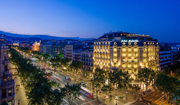 Jantar no Majestic Hotel&Spa, um dos melhores hotéis de luxo de Barcelona