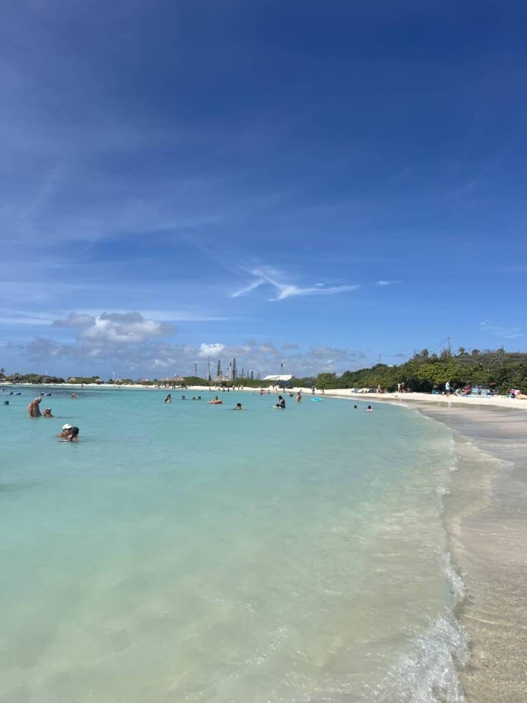 o que fazer em aruba - baby beach