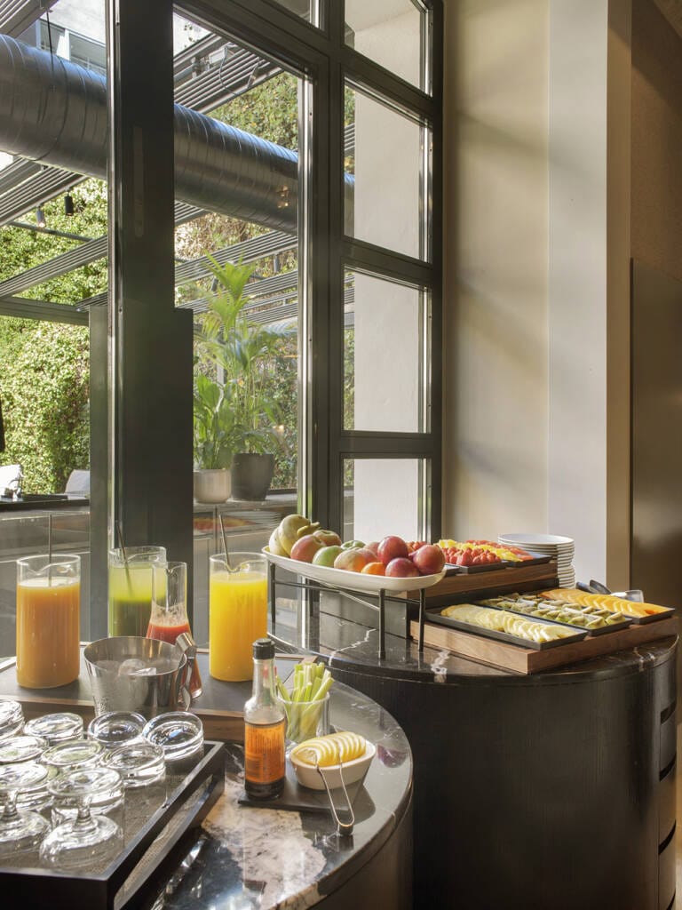 Café da manhã do hotel boutique em Salamanca