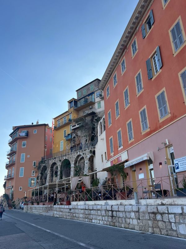 Casinhas antigas em Villefranche-sur-Mer