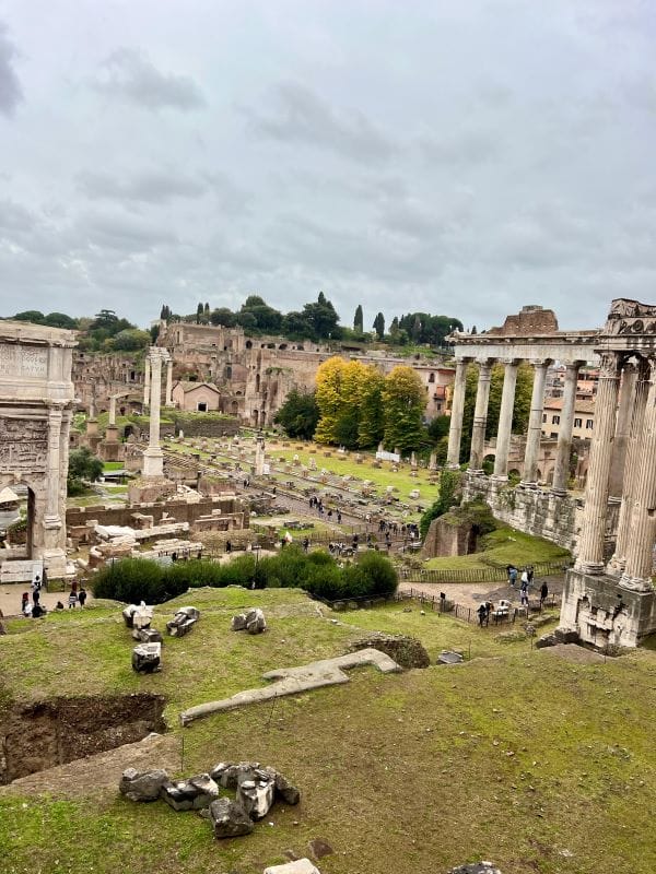 Duda Vétere visitou o Coliseu, em Roma