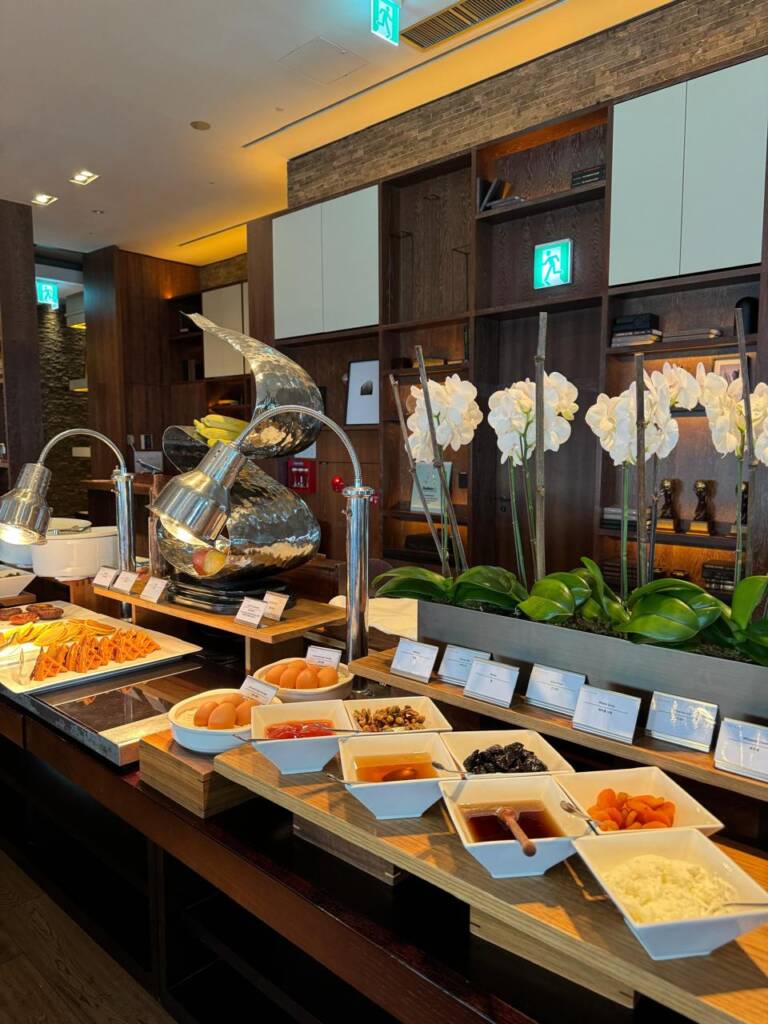Café da manhã do hotel Conrad Seul - hotéis de luxo em Seul