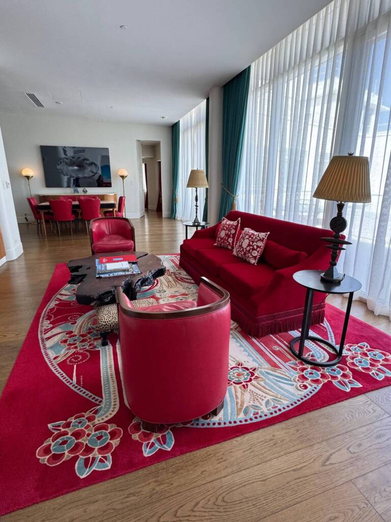 suite presidencial do hotel cinco estrelas em South Beach