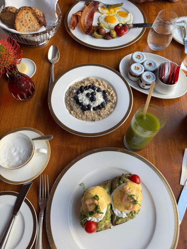 café da manhã do hotel de luxo em Miami