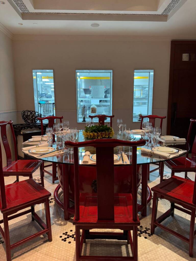 Restaurante Cantonês, indicado pelo concierge