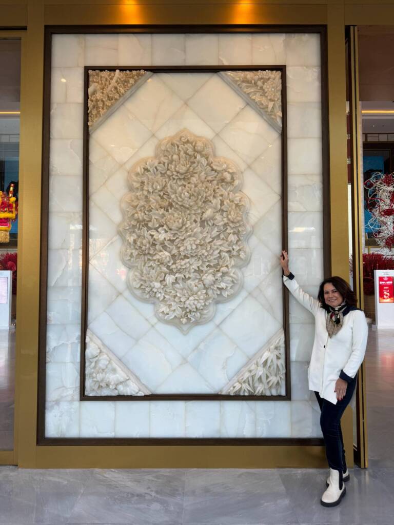 Obra de arte no lobby