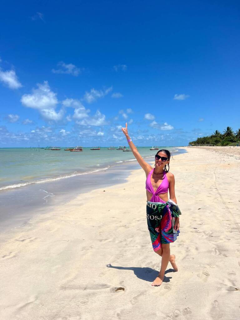Duda Vétere na Praia do Toque 