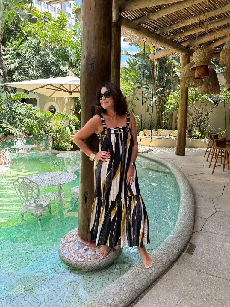 Renata Araújo no Rosewood São Paulo, melhor hotel do Brasil