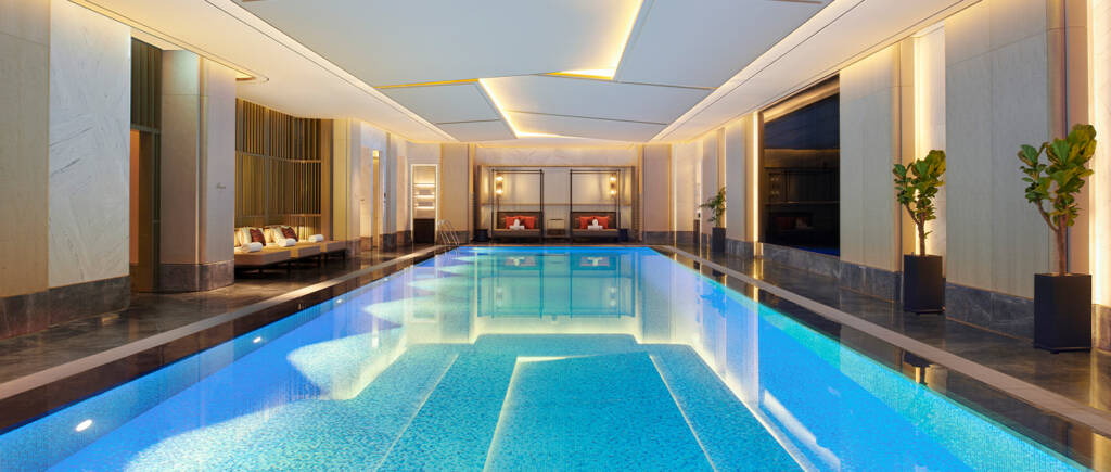Piscina do Fairmont Seul - hotéis de luxo em Seul