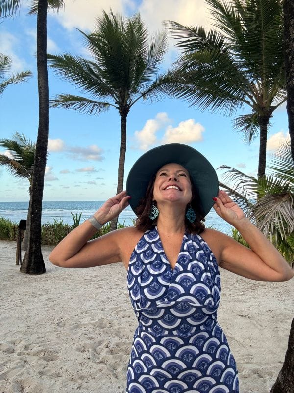 Renata Araújo na Praia de Muro Alto