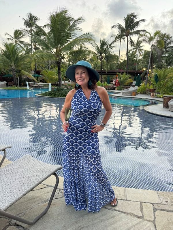 Renata Araújo em uma das Piscinas do Nannai