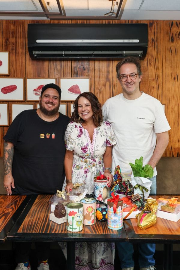 Rafael Cavalieri, Renata Araújo e Tomás Rangel