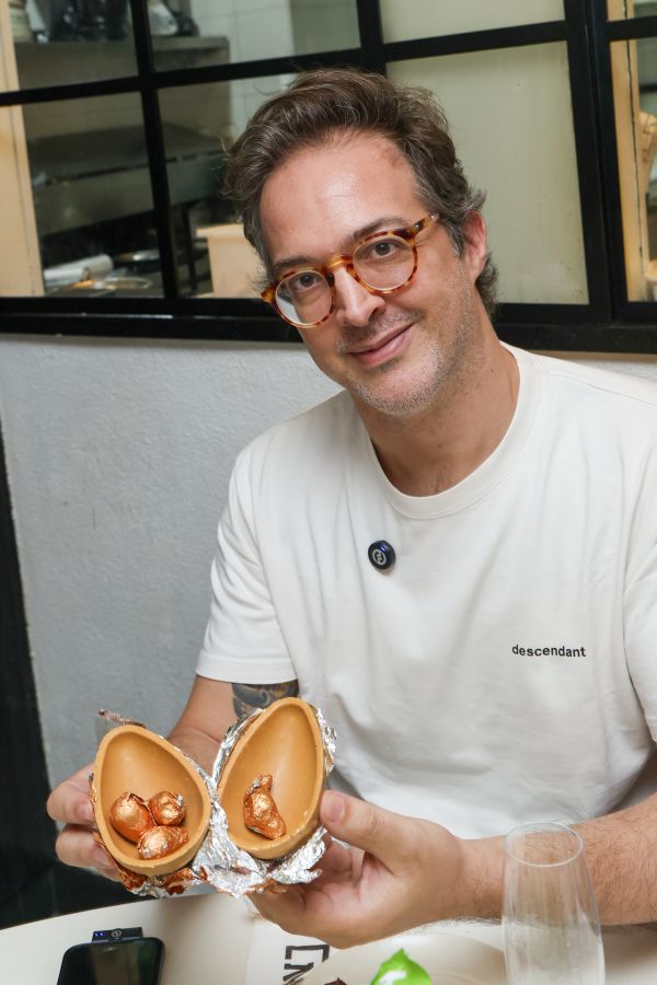 Tomás Rangel experimentou os ovos da Giro Chocolates 