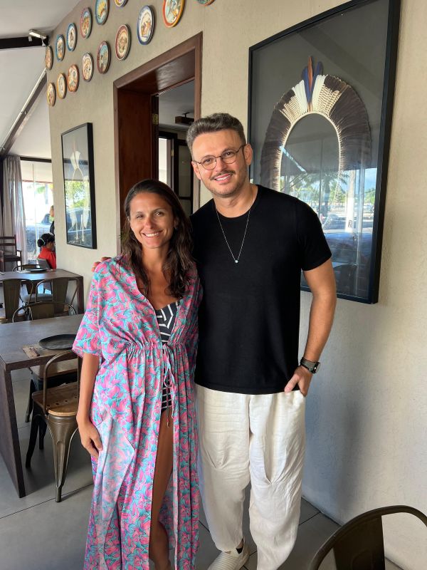 Duda Vétere e chef Wanderson Mederios do Picuí