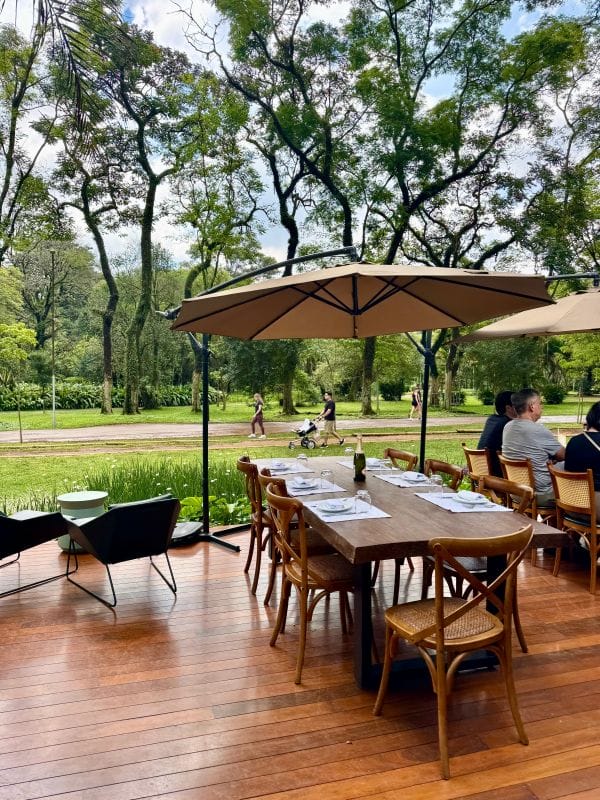 Restaurante novo no Parque Ibirapuera
