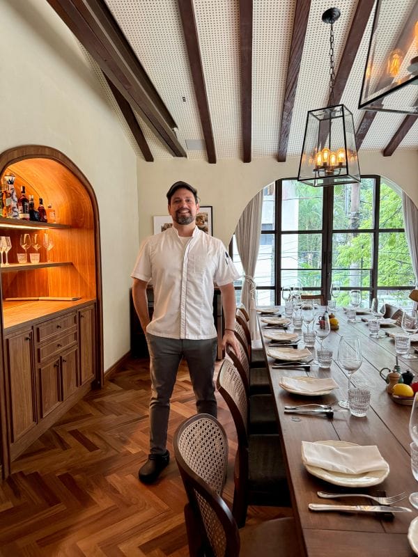 chef do novo restaurante italiano no Itaim