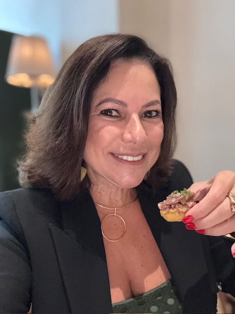 Renata Araújo no restaurante com 2 estrelas michelin em São Paulo