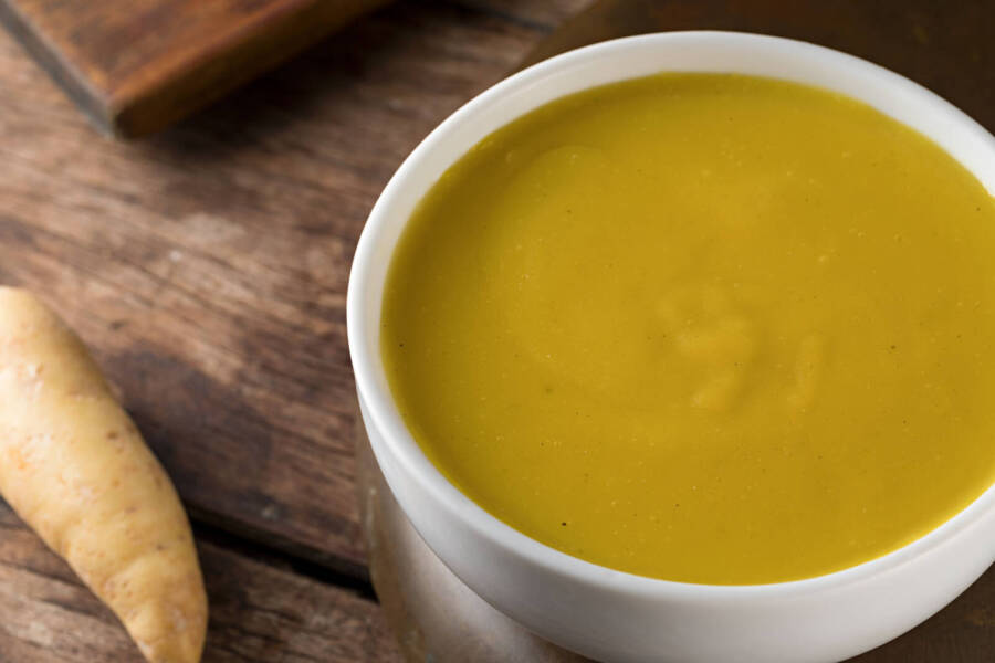 Sopa de batata baroa