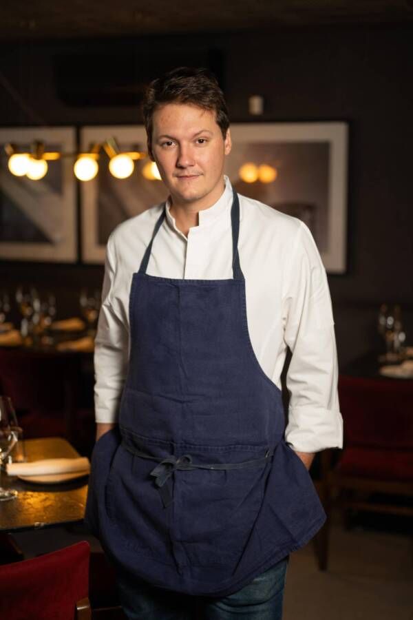 Chefe Ian Baiocchi evento Porco Mundi