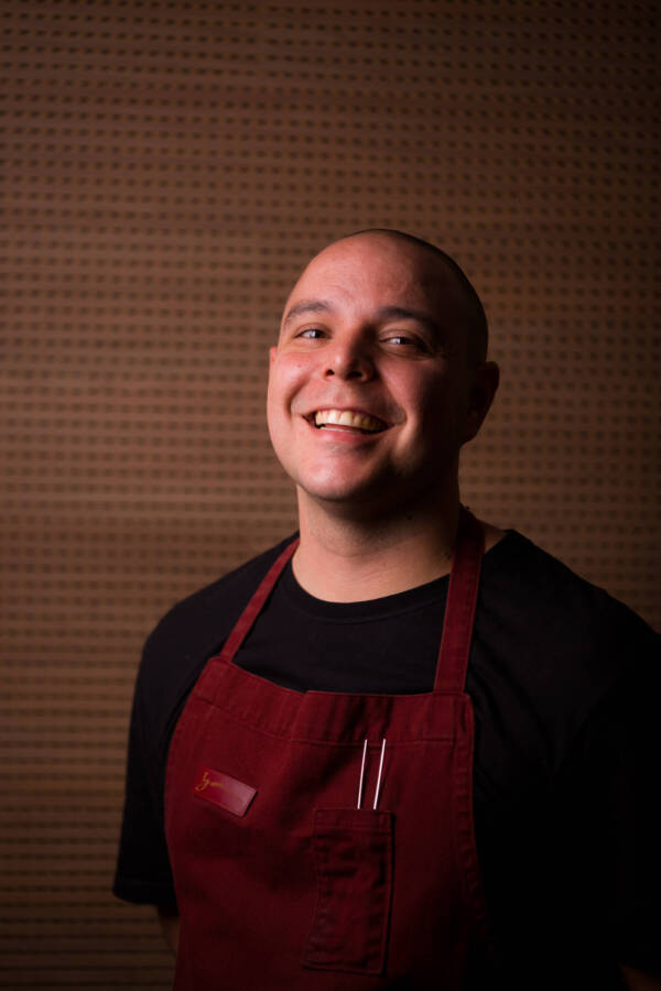 Chefe Igor Marquesini evento Porco Mundi