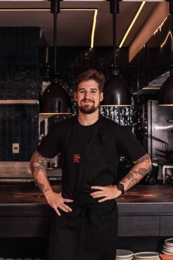 Chefe Pedro Coronha evento Porco Mundi