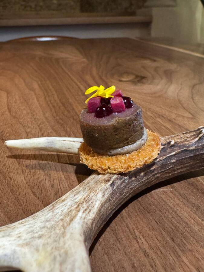 Um dos pratos disponíveis no restaurante 