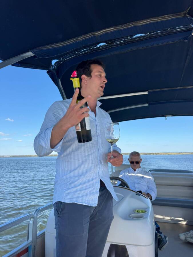 Degustação de vinhos no passeio