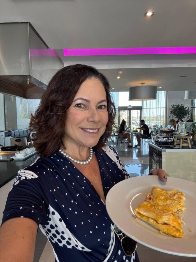 Renata Araújo se hospedou no hotel Vila Galé