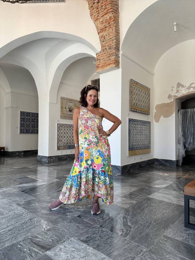 Renata Araújo visita o Museu dos Azulejos