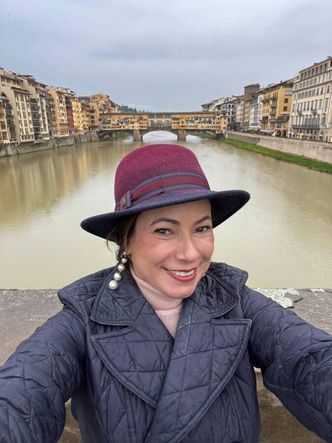 Vista para a Ponte Vecchio