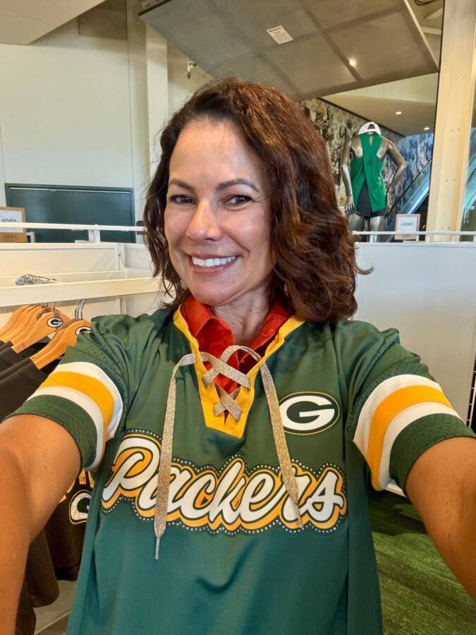 Loja de merchan dos Packers em Wisconsin