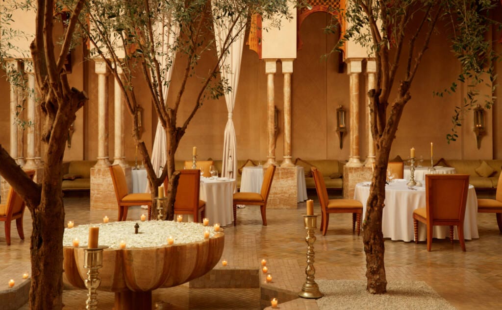 restaurante no marrocos - amanjena resort 