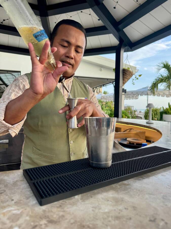 Restaurante Saint-June no Caribe