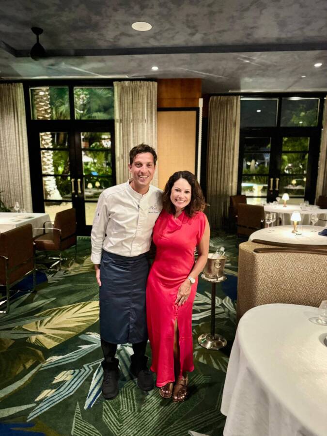 Restaurante de luxo Blue by Eric Ripert no Caribe