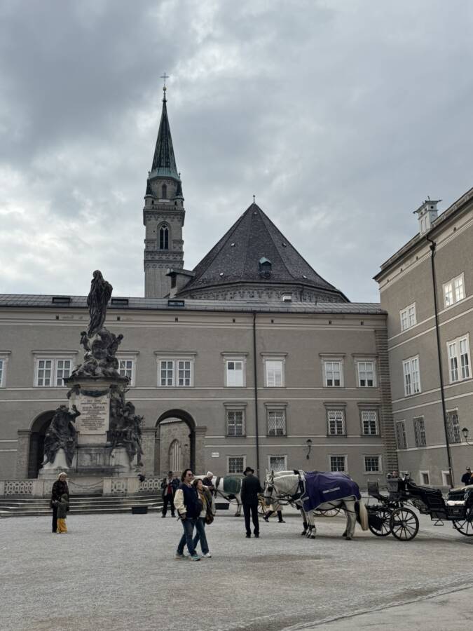 Residenzplatz em Salzburg