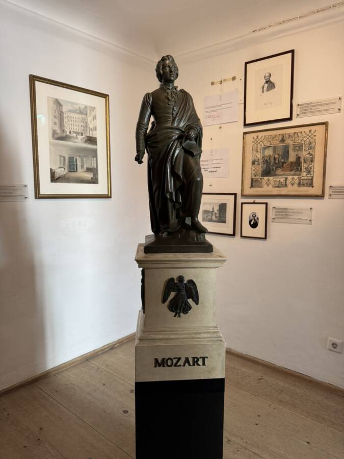 Escultura Mozart em Salzburgo