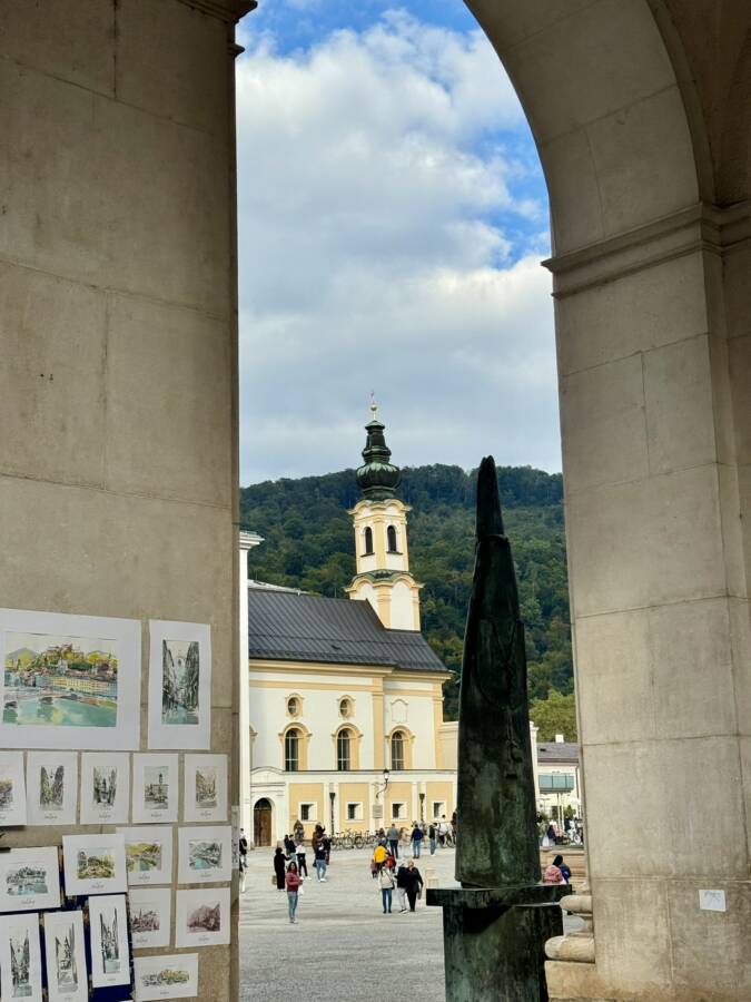 Residenzplatz em Salzburgo