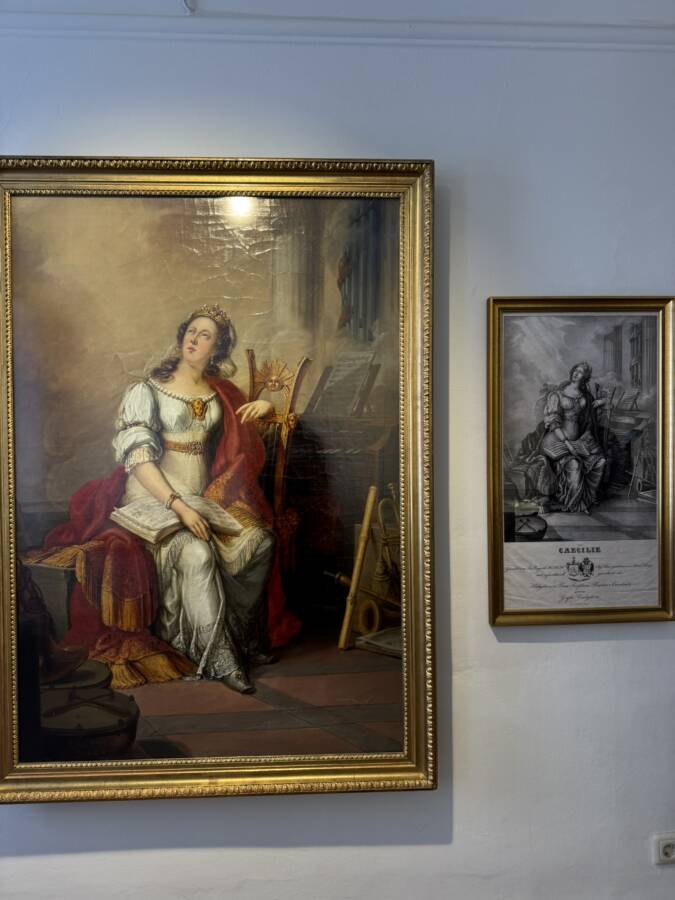 Obras no Museu do Mozart em Salzburgo