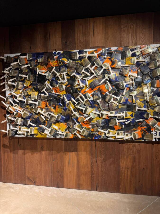 Obras de arte em hotel de luxo