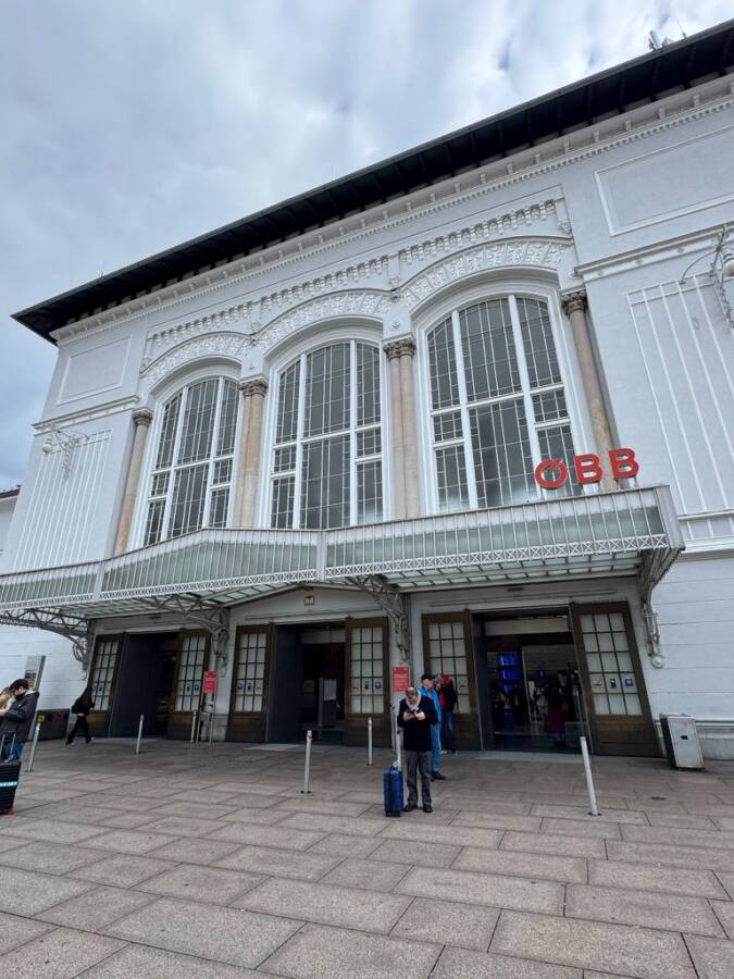 Estação de trem em Salzburgo, Alemanha