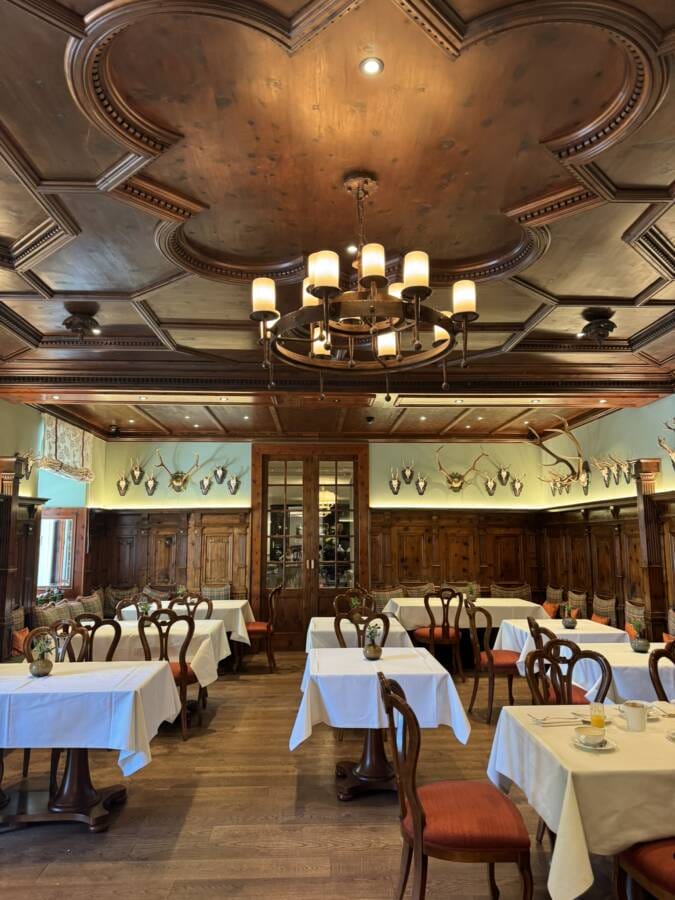 Restaurante em hotel de luxo