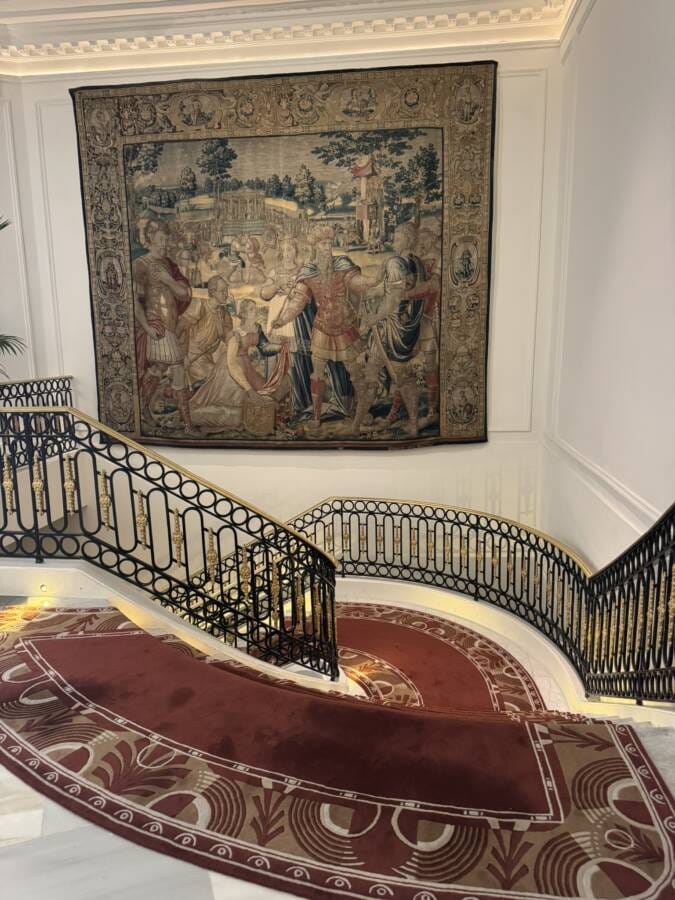 Interior do hotel de luxo na Espanha